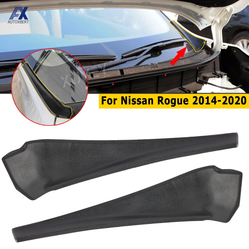 2Pcs Left Right Front Windshield Wiper Side Cowl Extension Cover Trim For Nissan X-Trail T32 Rogue 14-20 66895-4Cl0a 66895-4Ba1a 6935161466454