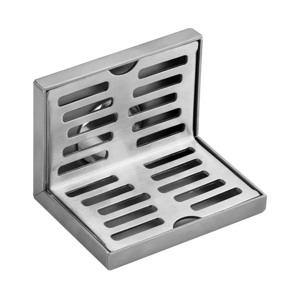 304 Stainless Steel Corner Floor Drain Lshaped Rustresistant Fast Drainage For Bathroom 9189345249228