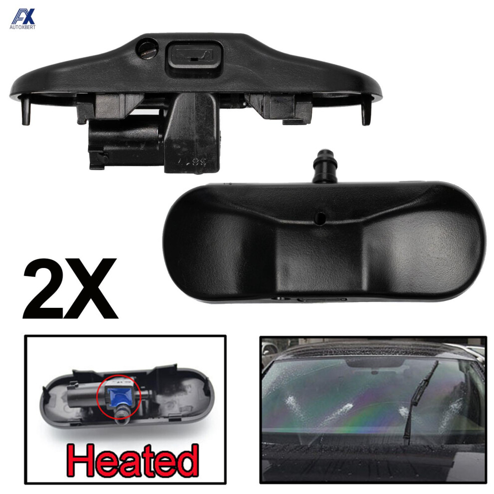 2Pcs Car Front Windshield Washer Nozzles Jet Heated For Audi Tt A1 8X A4 B8 Q3 Q5 Q7 4L Front Window Set 2014 2013 2012 2011 6935161460056