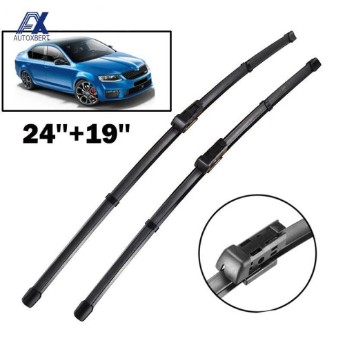 2Pcs/set Windshield Windscreen Wiper Blades For Skoda Octavia 5E A7 2012 2013 2014 2015 2016 2017 2018 2019 2020 Front Window