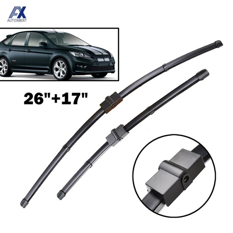 Windscreen Wiper Blades For Ford Focus 2 Mk2 2004 2005 2006 2007 2008 2009 2010 2011 Windshield Front Window Wiper 26" 17" 6935161457032