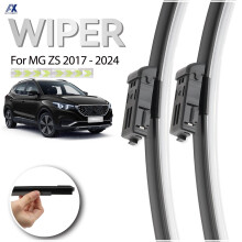 Bilvisker, frontviskerblader, myke gummivindusviskere, automatisk vindrute 24" 14" 600/355mm for MG ZS 2017 2018 2019 2020 2021