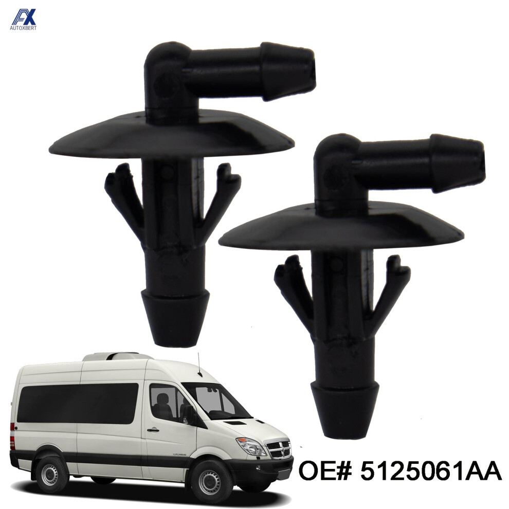 Windshield Washer Hose Connector For Mercedes-Benz Dodge Sprinter 2500 Mb100 Mb140 Windscreen Wiper Nozzle Sprayer Oe# 5125061Aa 6935161456608