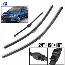 Bilens bakre vindusblader for Skoda Octavia 2004-2011 2005 2006 2007 Combi Kombi Hatchback Frontrute 24" 19" 16"