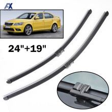Vindusviskerblader for Skoda Octavia A5 1Z 2004 2005 2006 2007 2008 2009 2010 2011 2013 Frontvindu 24" 19"