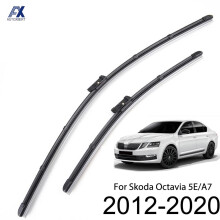 Frontrute vindusviskerblader for Skoda Octavia 5E A7 2012 2013 2014 2015 2016 2017 2018 2019 2020