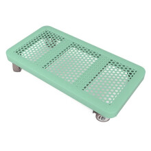 Rolling CPU Stand For Under Desk, Mobile PC Tower Cart With Lockable Wheels, Floor CPU Holder, Green 450mm X 250mm