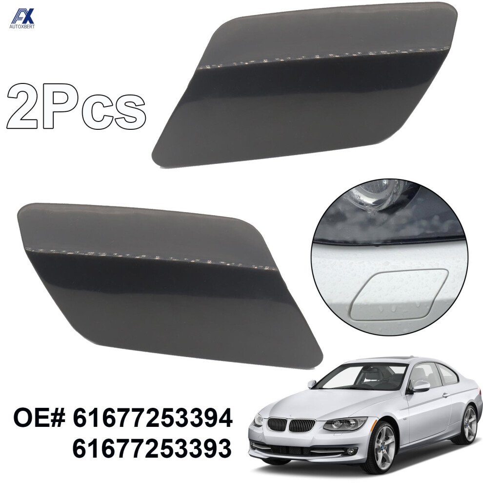 Front Bumper Headlight Washer Nozzle Cover Cap For Bmw 3 Series Coupe E92 E93 328I 335I 335Is 2 Doors 61677253393 61677253394 6935161455588