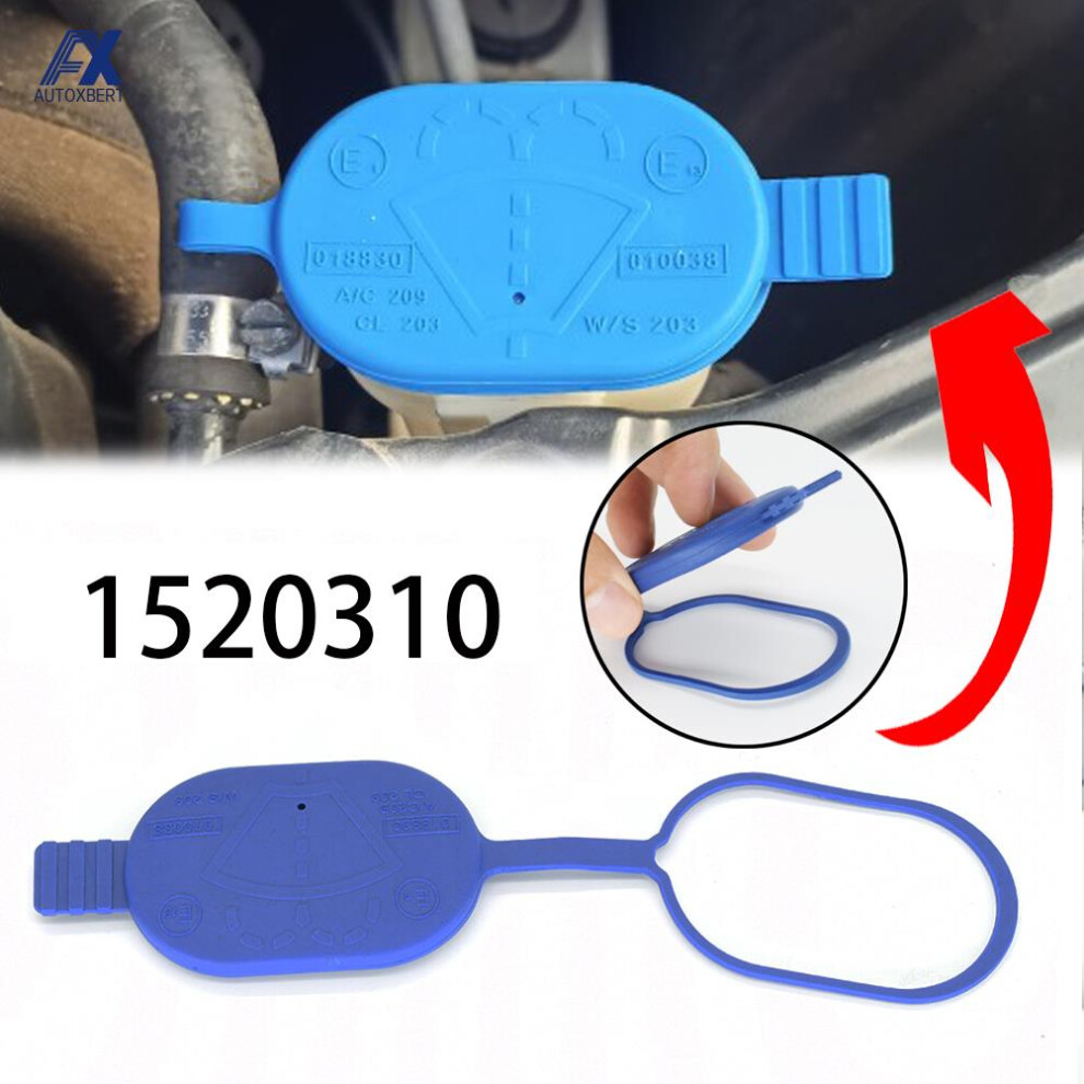 Windscreen Wiper Washer Fluid Reservoir Bottle Lid Cap Cover For Ford Focus Mk1 Transit Mk3 Connect Street Ka Series Cap Blue 6935161455335