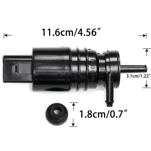 12V Scheibenreiniger für BMW E46 E38 E39 E60 E65 E53 X5 Z4 M3 Scheibenwischer 2