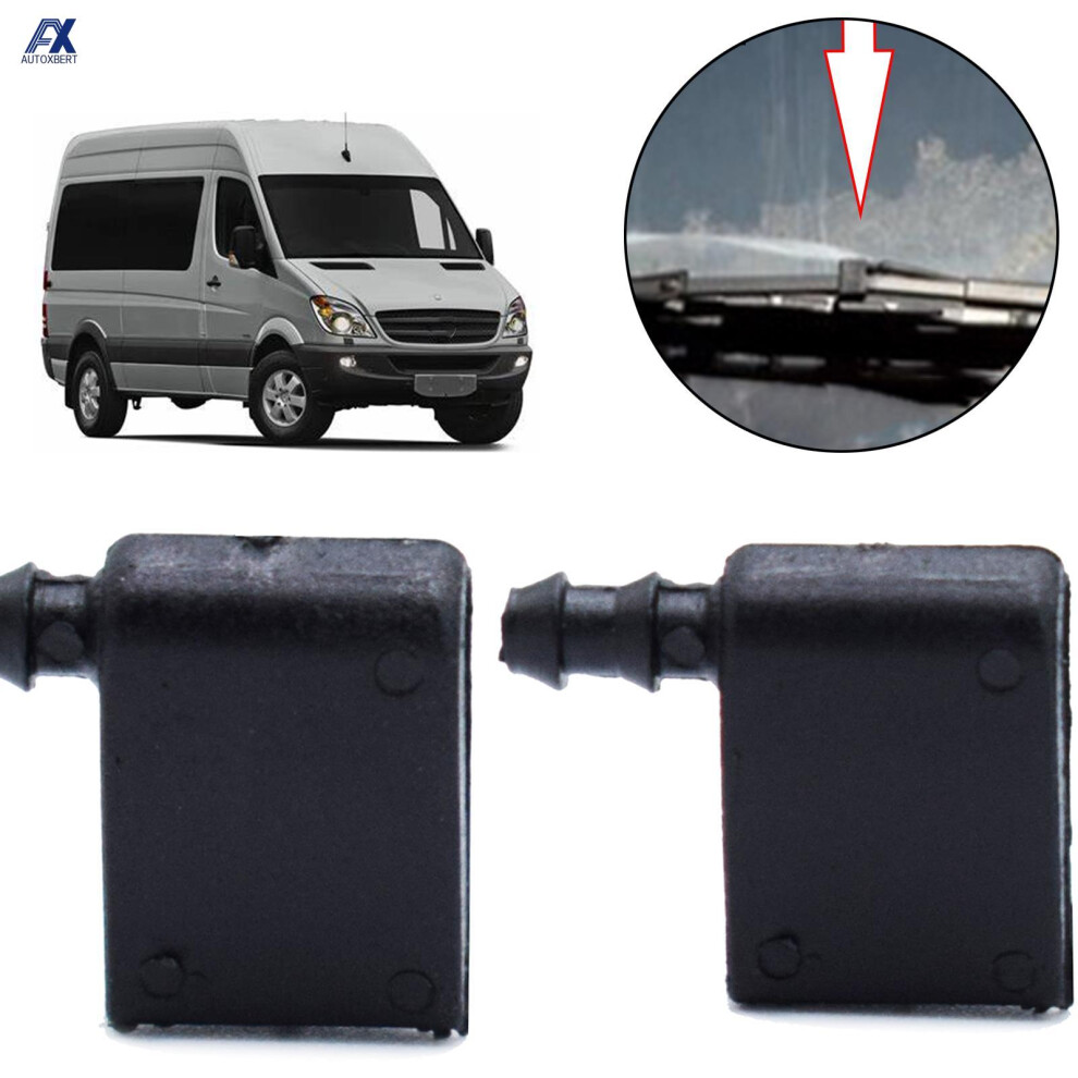 Universal Washer Nozzle Spray Jet For Mercedes Benz Sprinter Vw Crafter 2500 3500 Mounted Onto Wiper Arm 2E1955985 2E1955986 6935161454277