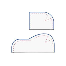 Space Saving Sewing Guide Tool Multipurpose Pocket Pattern-S