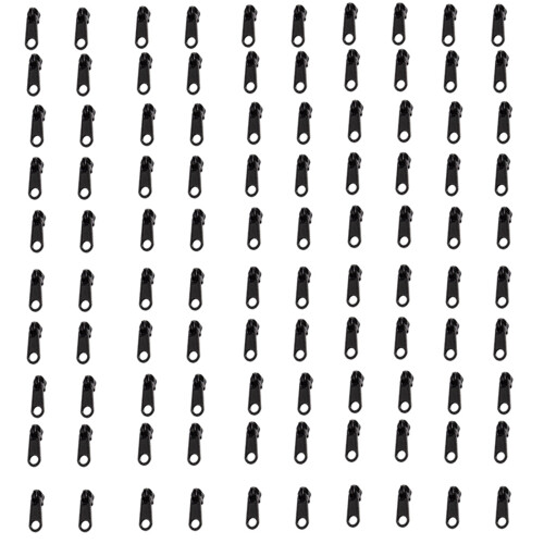 100 Stück Metall-Reißverschlüsse,-Schwarz 3
