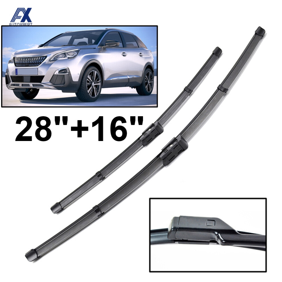 Car Wiper Blades For Peugeot 3008 3008Gt Gt 2017 2018 2019 2020 Mk2 Front Windscreen Windshield Wipers 6935161453553