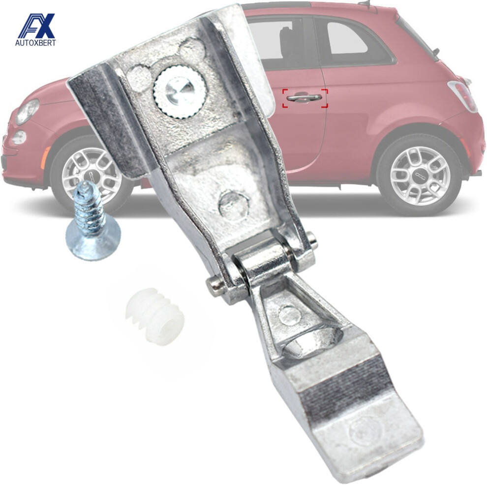 Chrome Outer Door Handle Repair Hinge Set For Fiat 500 2014 2015 2016 2017 2018 Passenger Left Driver Right Side Doors Handle 6935161452006