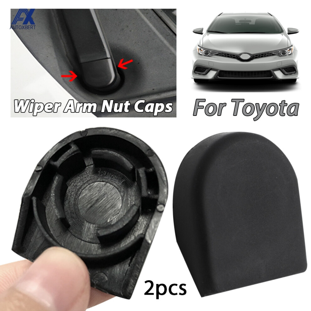2X Front Windscreen Wiper Arm Nut Cap Bolt Cover For Toyota Corolla E150 E160 Verso Yaris Auris Oe# 8529213010 6935161450347