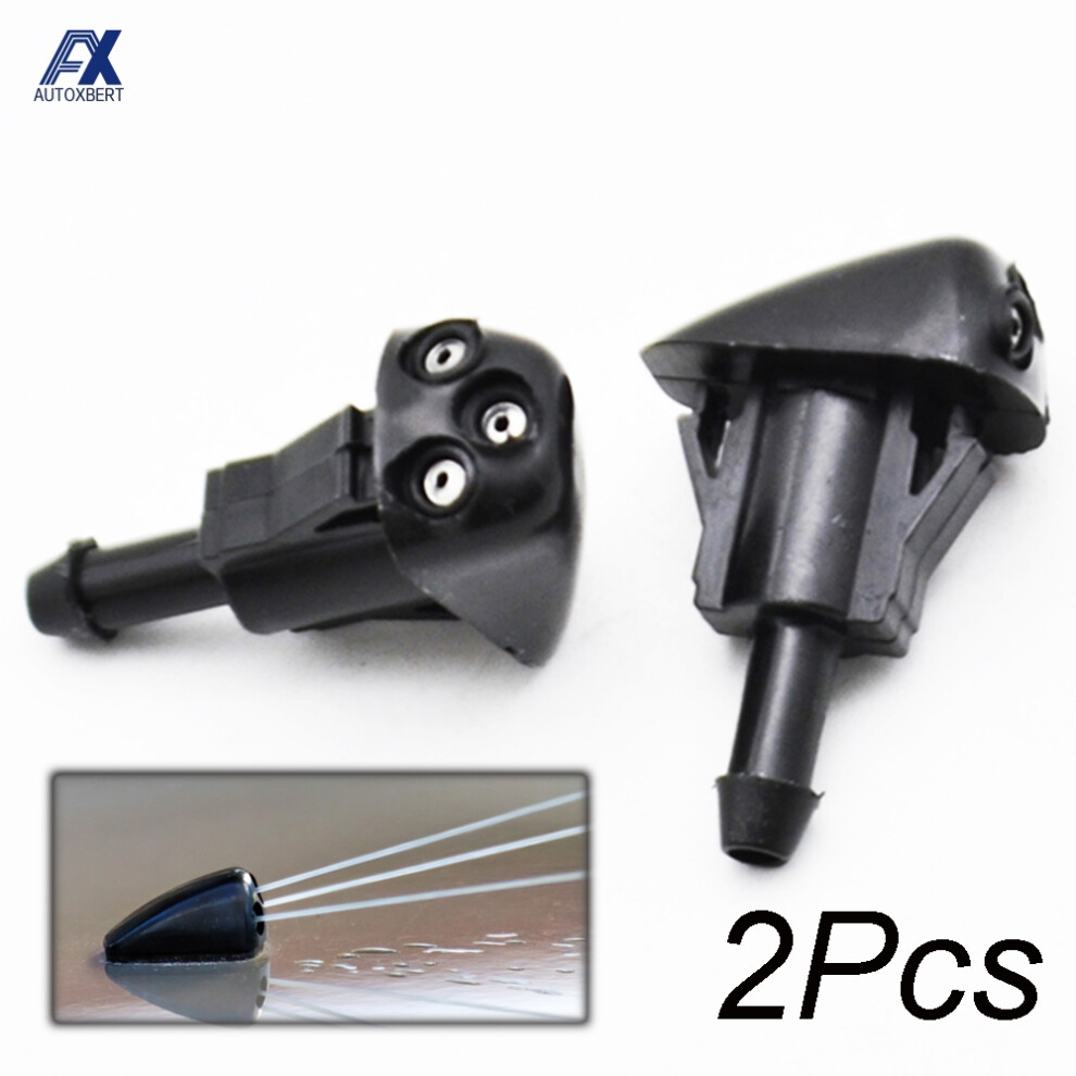 2Pcs/Set Front Windshield Wiper Water Washer Jet Nozzle For Hyundai Santa Fe Sonata Tiburon Elantra Coupe For Kia Rio 6935161449778