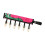 Conceptions pliables de crochet de vêtements de pp pour-3 1