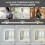 1000x600mm 3 Color Bluetooth LED Bathroom Mirror 5