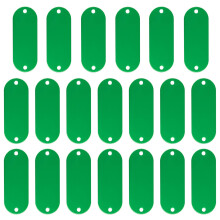 Pendentifs d'estampage d'étiquettes métalliques adaptés au-Vert