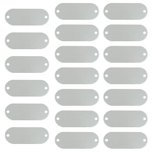 Gravure en acier inoxydable, billet vierge,-Couleur acier