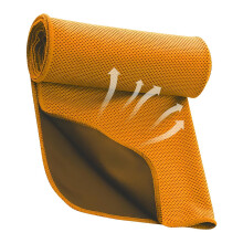 Fitness Towels for Women, Quick Dry Cooling Towels 30x100 cm, Sweat Rags for Yoga, Golf, Swimming, Orange