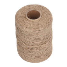 Corde de jute DIY de 2 mm, ficelle en chanvre à 2 brins pour bricolage et jardinage, 300 mètres