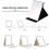 Adjustable Rectangular Ultrathin, Leather Exterior, Clearly Hd Mirror, Ultra-thick Mirror, Portable Super Hd 3