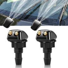 2Pcs Auto-Windscheibenwasch-Schlauch-Wischerblatt-Rohr-Strahlstrahl-Sprühdüse Wasser-Flüssigkeits-Schlauchanschluss-Düsen-Ersatz-Kit