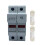 2P Ηλιακή Φ/Β Ασφάλεια 1000V DC Με Ασφαλειοθήκη LED Για Ηλιακό Σύστημα 10x3 5