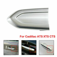 1-teilige Chrom-Türschlosszylinderabdeckung: Silberne Außenhandverkleidung für Cadillac ATS/XTS/CTS/CT6