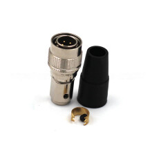 Zinklegierung 4-poliger Stecker HR10A7P4P für industrielle Anwendungen mit 3A 300V Spannung für Hirose 4PIN IP20-Schutz