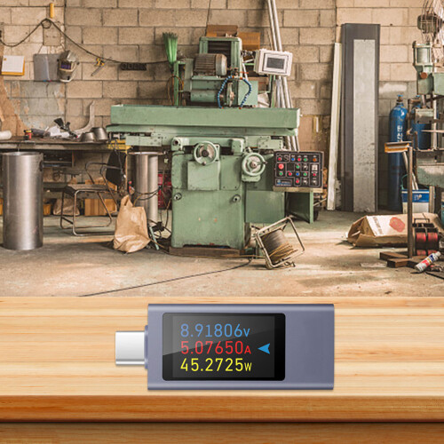 Δοκιμαστής φόρτισης τηλεφώνου 240W USB C Meter Ανίχνευση φόρτισης σε πραγμα 2