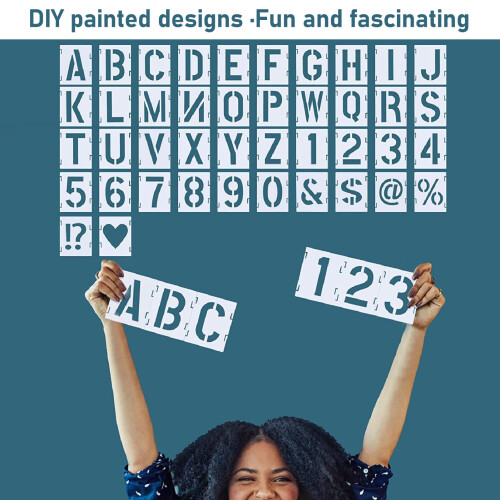 42pcs DIY Spray Paint Stencil Set for Creative Home Art Projects 2