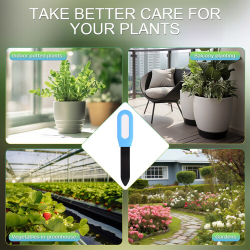 Portable Soil Tester Multi Functional Design Statistics Temperature and Humidity Suitable for All Soil Types 2