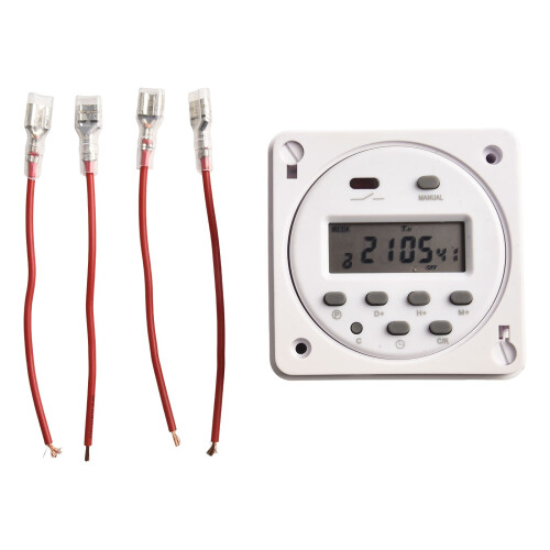 CN101A LCD Timer Switch for Street Lights and Billboards Programmable 16 On/Off Settings Rechargeable Battery Backup 1