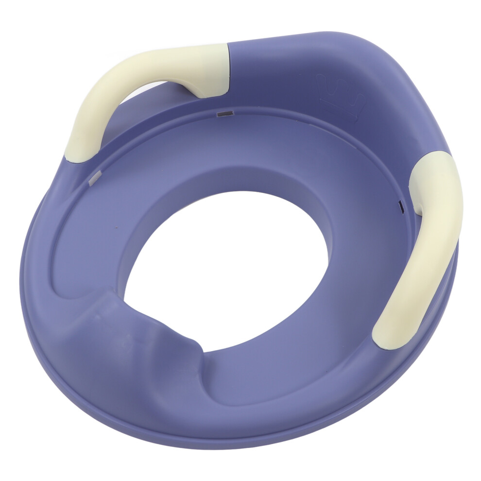 Baby Potty Training Seat With Spattering Guard, Ergonomic Plastic Blue