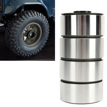 4 Stück Beadlock-Felgen für Axial SCX10 90046 1,9" Grau