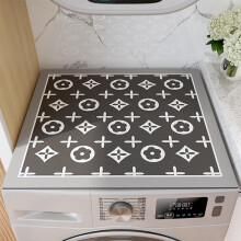 Washer and Dryer Cover 40x60cm Grey Waterproof HeatResistant Non Slip Dust Proof Protector
