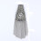Multipurpose Metallic Shoulder Epaulettes Rhinestones-silver 7