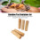Set da 5 barattoli in bambù da 12cm per tè, caffè e frutta secca 4