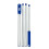 Reinforced Aluminum Pool Leaf Skimmer Poles 3 4-4  Sections 1