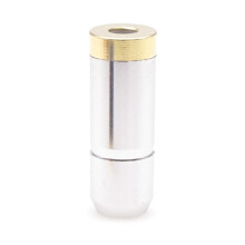 Pak van 2 stuks 4 kernen oortelefoonadapter-helder zilver