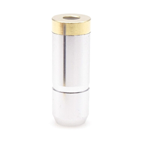 2pcs Standard 3.5mm Female Plug Adaptor 3.5-bright silver