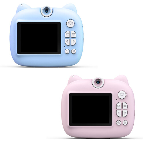 Child Friendly Camera with 180 Flip Lens for 2-Pink 1