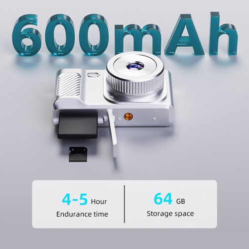Reisvriendelijke digitale camera met-Zilver 1