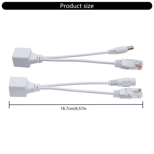 Séparateur universel RJ45 PoE, 2 câbles adaptateur de 2