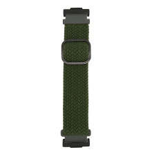 Lätt elastiskt klockarmband för smartklockor, snabbkoppling med fjäderstång, svettbeständigt nylonband, mjukt och bekvämt flätat ögleband