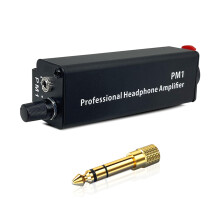 Studio Grade Portable Headphone Amplifier, 3.5mm 6.35mm
