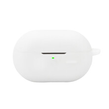 Étui de protection en Silicone souple pour écouteurs sans-Blanc